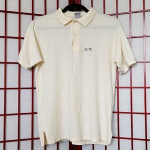 Le Tigre Light yellow short-sleeved polo shirt. Men's size M.